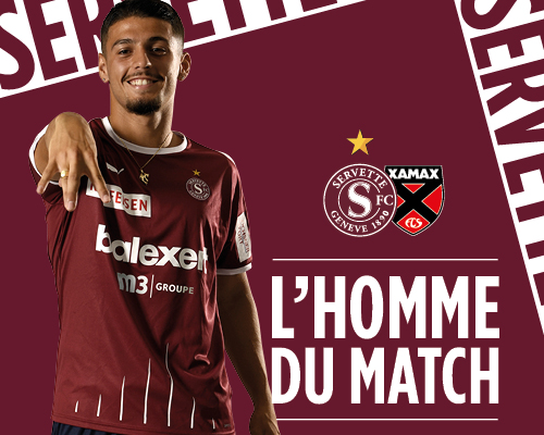 Kastriot Imeri nommé homme du match de Servette Xamax Servette FC