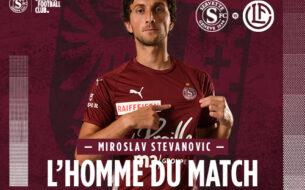 Stevanovic élu Homme du Match Servette FC - FC Lugano
