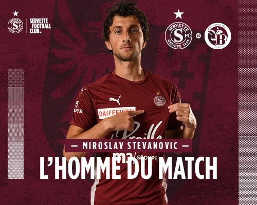SFC-YB : Stevanovic élu homme du match !