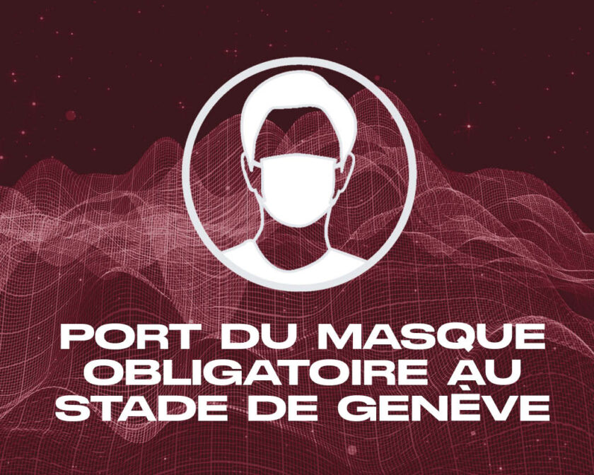 Port du masque au Stade de Genève