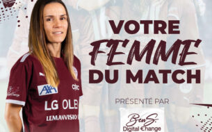 Amandine Soulard, femme du match de Servette-Glasgow