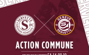Servette FCCF et GSHC - Action commune le 14 septembre
