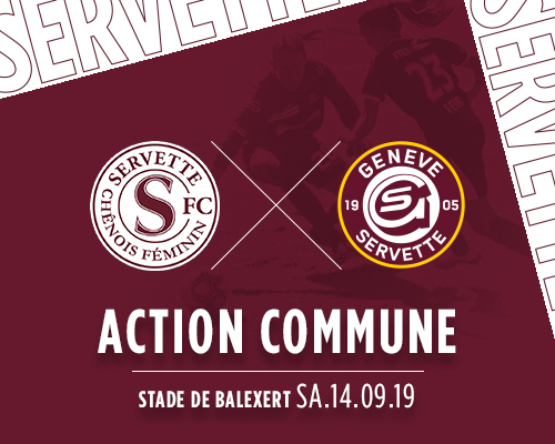 Servette FCCF et GSHC - Action commune le 14 septembre