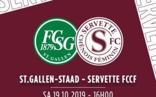St.Gallen-Staad - Servette FCCF : bien conclure le premier tour