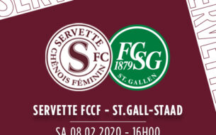Servette FCCF - St.Gallen-Staad : l'heure de se remettre en marche