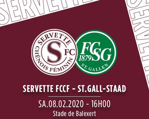 Servette FCCF - St.Gallen-Staad : l'heure de se remettre en marche