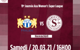 FC Zürich Frauen - Servette FCCF : Match au sommet !