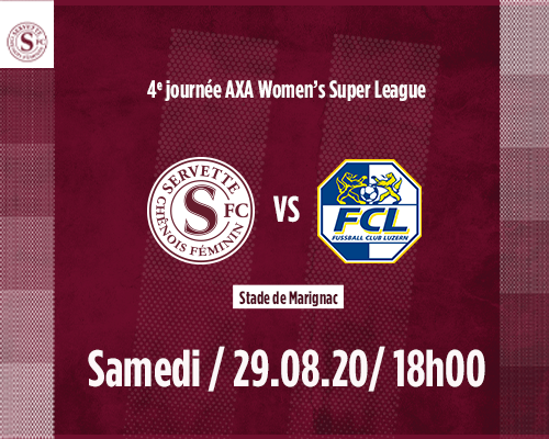 SERVETTE FCCF - FC LUZERN : ENCHAINER !
