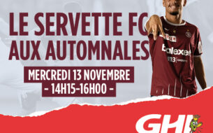 Le Servette FC aux Automnales ce mercredi 13 novembre