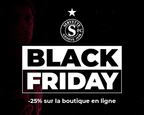 Black Friday sur le shop du Servette FC
