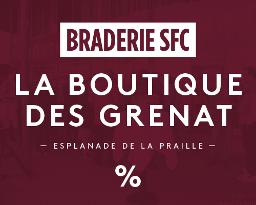 Braderie à la boutique des Grenat