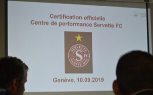 Certification officielle du Label Centre de performance pour le Servette FC