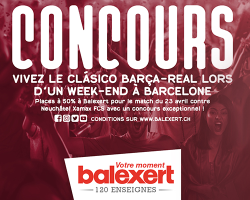 Concours Balexert: gagnez vos places pour le Clasico !