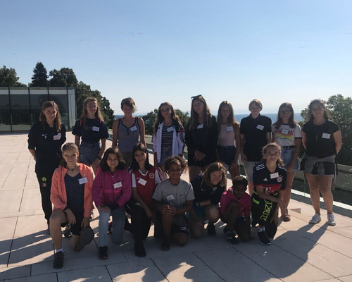 Camp junior féminin à Isérables : Jour 1