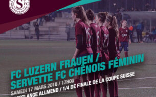 FC Luzern Frauen - Servette FCCF, samedi 17 mars à 17h