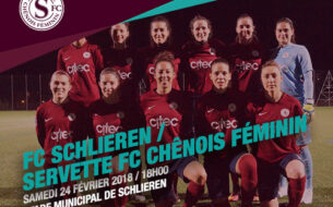 FC Schlieren - Servette FCCF ce samedi 24 février à 18h00