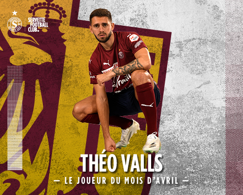 Théo Valls est le joueur du mois d'avril