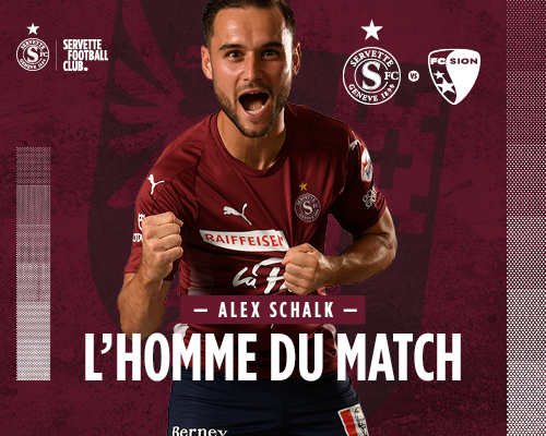 Servette FC - FC Sion: Schalk élu homme du match