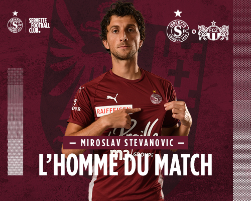 SFC - FCZ: Stevanovic élu homme du match