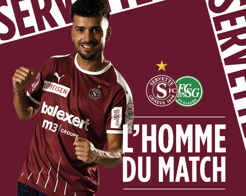 Servette FC - FC Saint-Gall: Iapichino élu Homme du Match