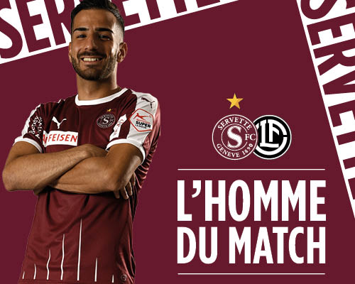 Servette FC - FC Lugano: Varol Tasar élu homme du match