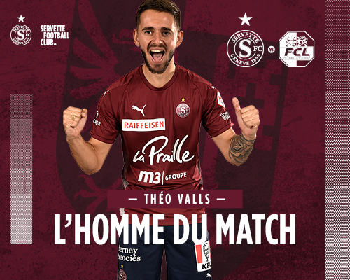 Servette FC ? FC Lucerne : Théo Valls élu homme du match