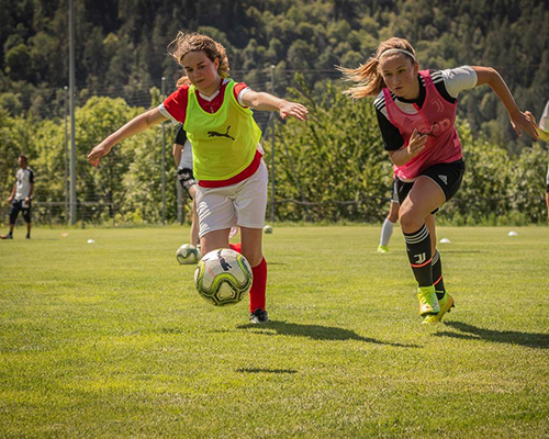 Camp de football féminin à Isérables: Jour 1