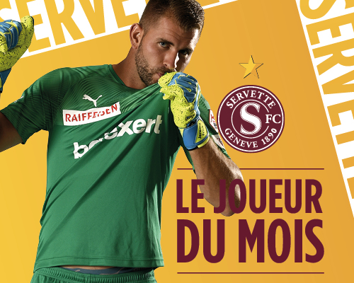 Jeremy Frick est le joueur servettien du mois d'août