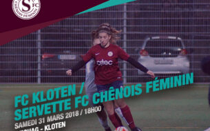 FC Kloten - Servette FCCF 0-3 (0-1)