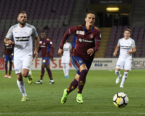 Steven Lang à l'interview avant Servette - Aarau