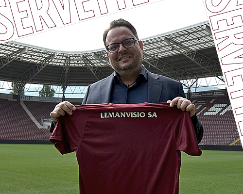 LEMANVISIO SA nouveau partenaire du Servette FCCF