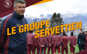 Le dernier groupe servettien de la saison
