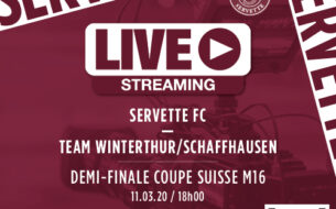 Demi-finale Coupe de Suisse M16 en direct