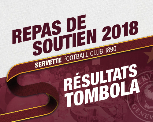 Résultats de la tombola du repas de soutien