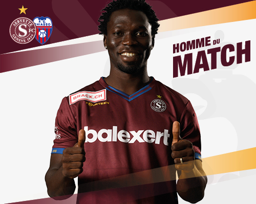 Servette FC - FC Chiasso: Kone élu Homme du Match