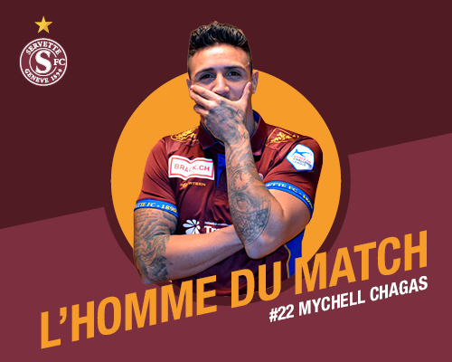 Servette FC - FC Chiasso : Chagas élu Homme du Match