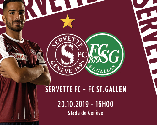 Servette FC ? FC Saint-Gall : Grenat contre Brodeurs