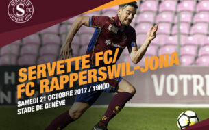 Servette FC - FC Rapperswil-Jona ce samedi 21 octobre à 19h00