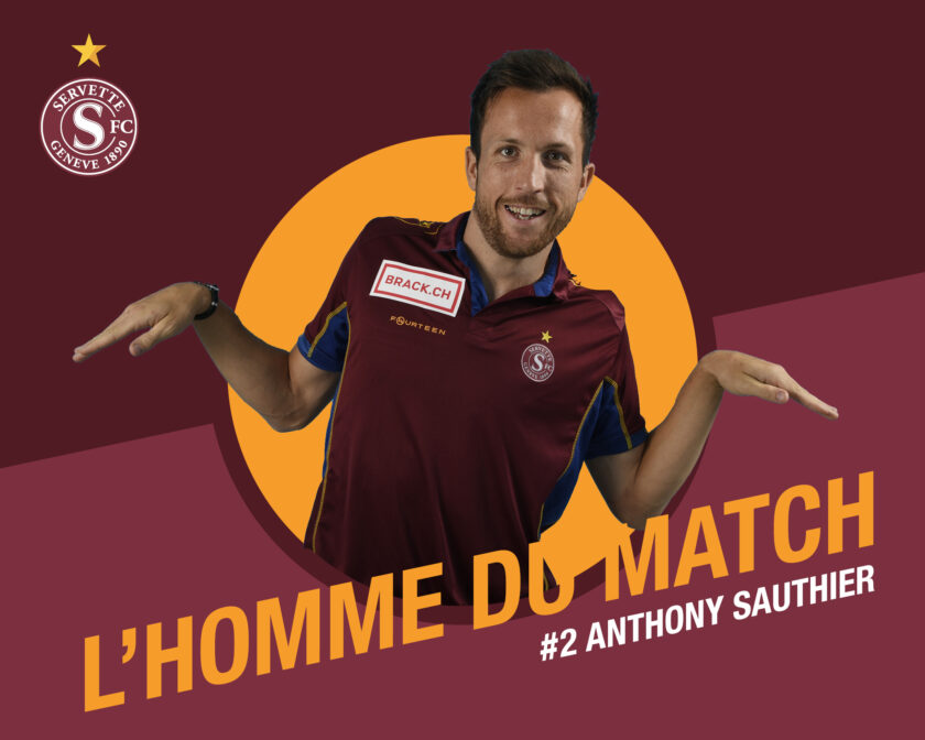 Servette FC - FC Schaffhouse: Sauthier élu Homme du Match