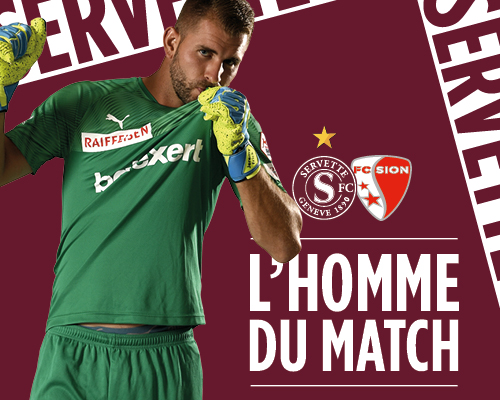 Servette FC - FC Sion: Frick élu Homme du Match