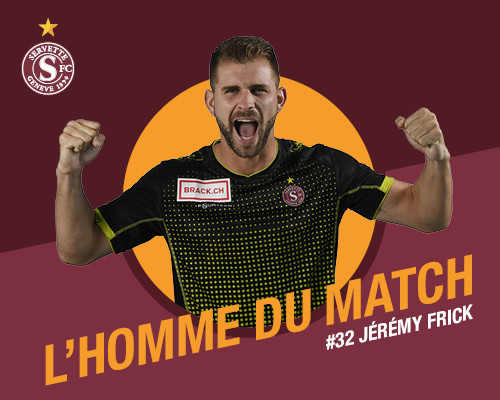 Servette FC - FC Vaduz: Frick élu Homme du Match