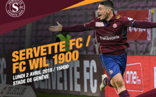 Servette FC - FC Wil lundi 2 avril à 16h au Stade de Genève