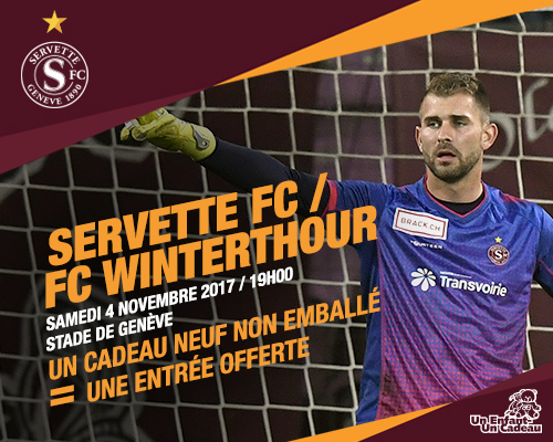 Servette FC - FC Winterthour, samedi 4 novembre à 19h