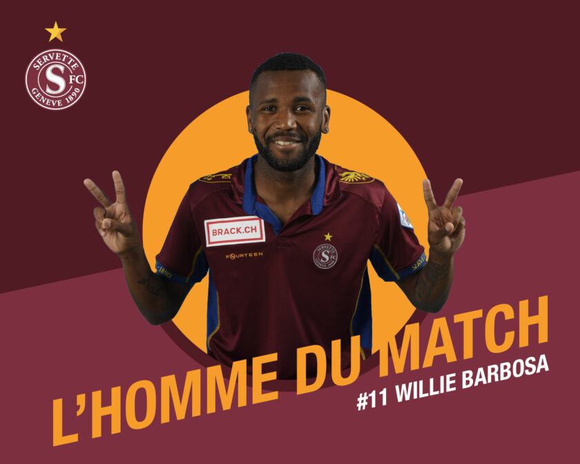 Servette FC - FC Wil: Willie élu Homme du Match