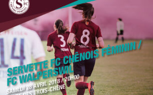 Servette FCCF - FC Walperswil, samedi 28 avril à 20h