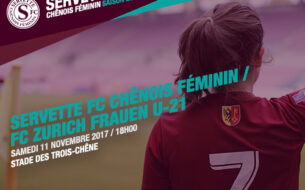 Servette FCCF - FC Zurich M21, samedi 11 novembre à 18h