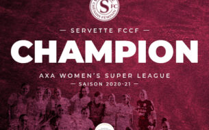 LE SERVETTE FCCF EST CHAMPION DE SUISSE