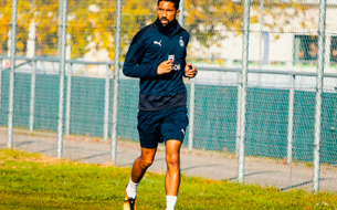 Gaël Clichy à l'entrainement avec le Servette FC