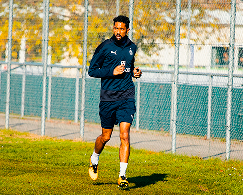 Gaël Clichy à l'entrainement avec le Servette FC