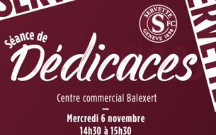 Séances de dédicaces SFC à Balexert